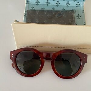 NWT DIFF Eyewear Madison Mealy Tortoise Shell Sunglasses